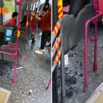 Glass panel shatters on bus, sending shard into commuter’s leg: SBS Transit looking into cause