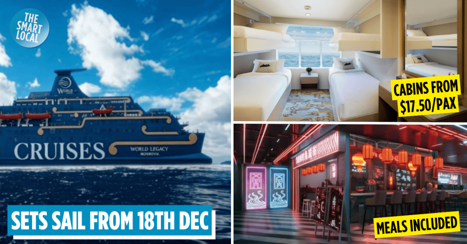 You Can Set Sail On The World Legacy Cruise From Just  For A New “Floating Staycation” Experience In SG