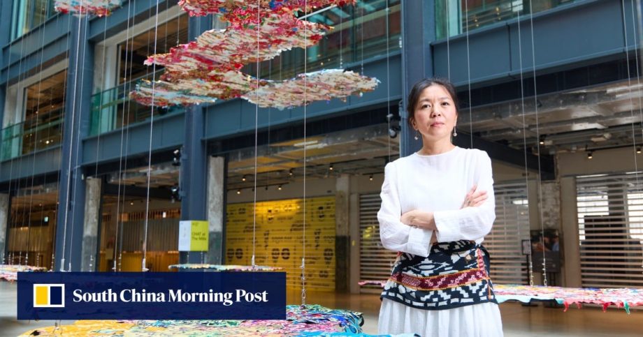 Kazakh fabric artist’s Hong Kong exhibition reflects on heritage and ‘historical traumas’