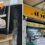 ‘Terrible’ to see hawker place raw chicken on floor at Boon Keng hawker centre, SFA investigating