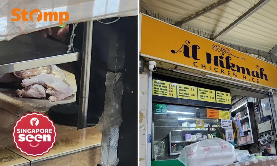 ‘Terrible’ to see hawker place raw chicken on floor at Boon Keng hawker centre, SFA investigating ‘Terrible’ to see hawker place raw chicken on floor at Boon Keng hawker centre, SFA investigating
