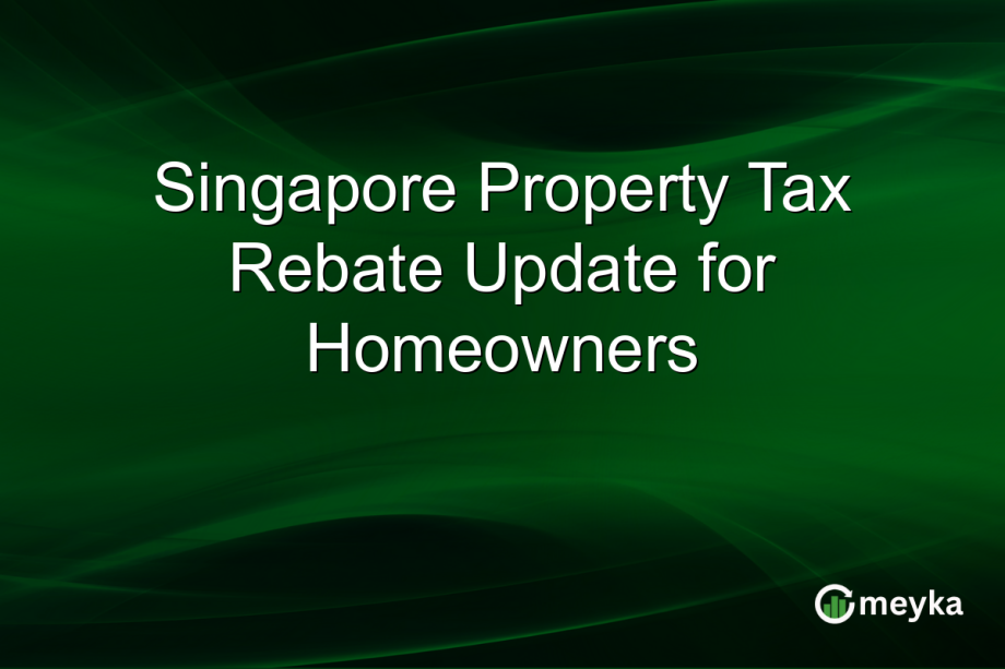 Singapore Property Tax Rebate Update for Homeowners Singapore Property Tax Rebate Update for Homeowners