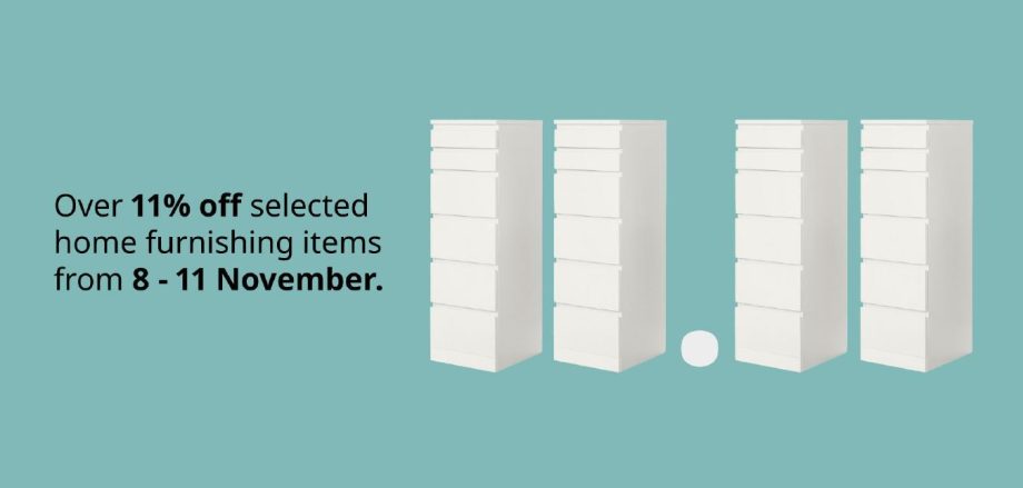 IKEA Singapore Rolls Out 11.11 Savings with Stylish Home Deals and Dining Treats