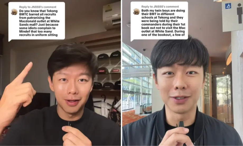 Army recruits ‘barred’ from McDonald’s at White Sand? SAF Basic Military Training Centre says…