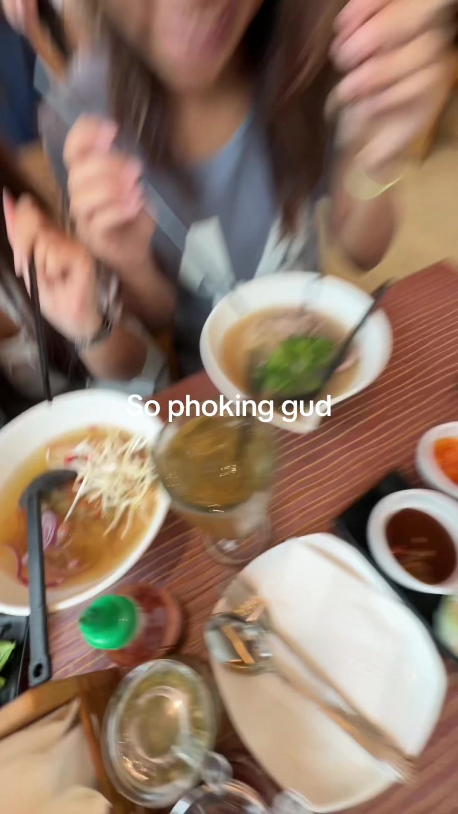 @shrekvon Food so good we were silenced #pho #food #fyp #sg  …