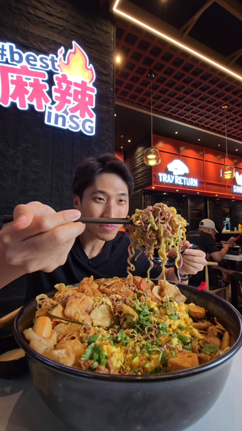 @zermattneo 0 Largest Bowl of Mala ever ordered at @ahothideout! This bad boy…