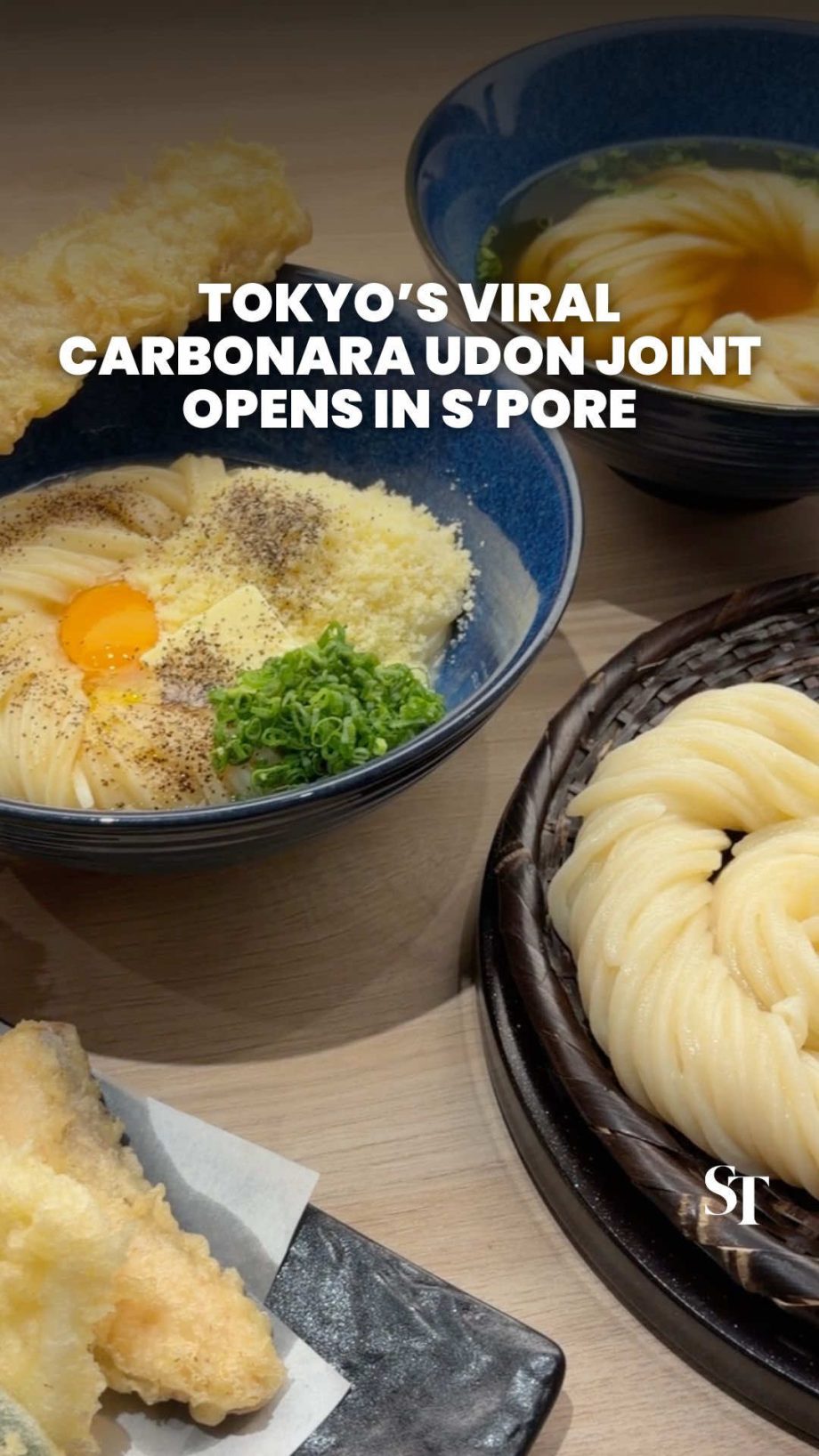 @straitstimes Tokyo’s viral Carbonara Udon has landed in Singapore at Takashimay…