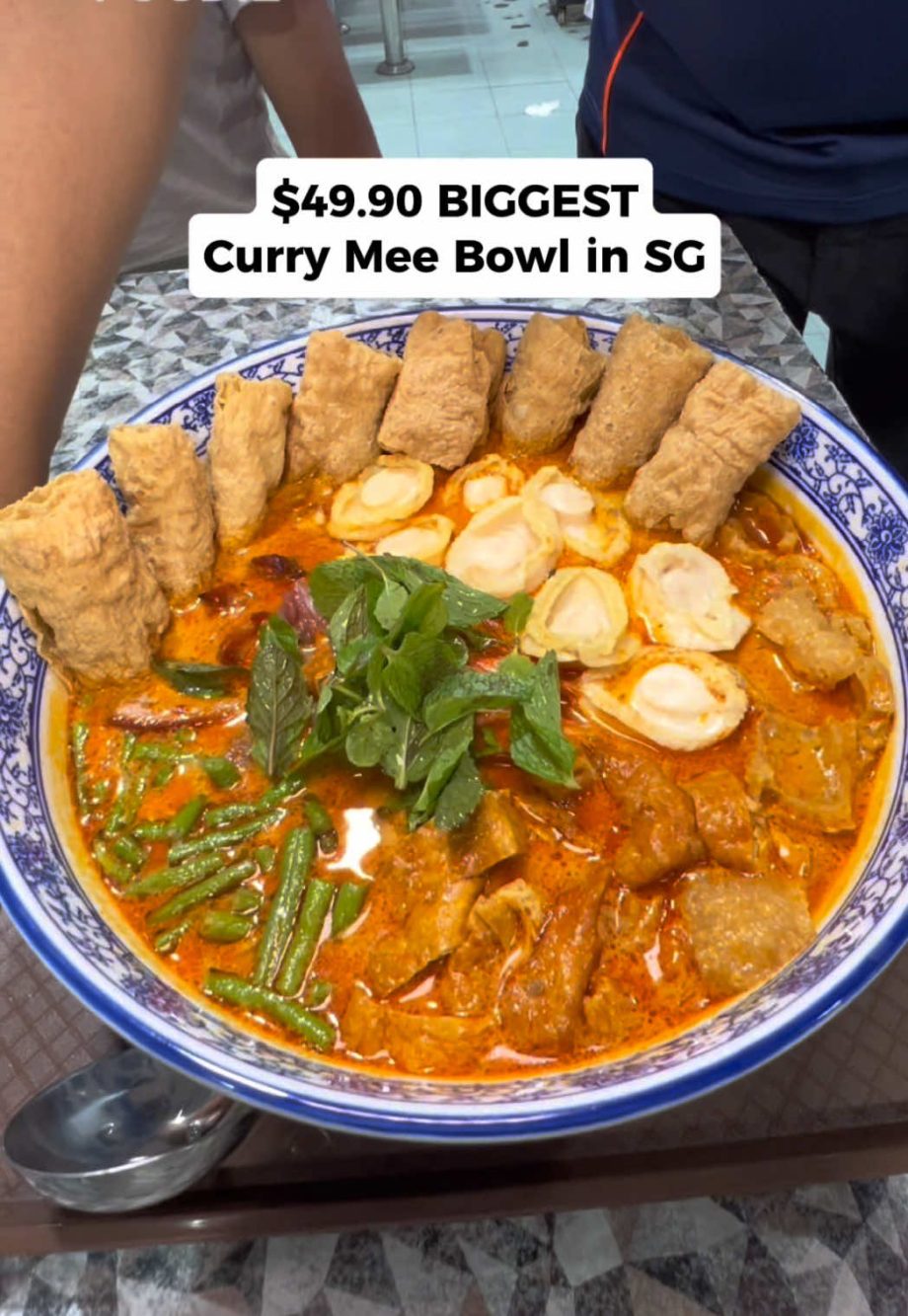 @singaporefoodie Singapore’s Biggest Bowl of Curry Mee Steven serves authentic… @singaporefoodie Singapore’s Biggest Bowl of Curry Mee Steven serves authentic…
