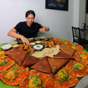 @zermattneo 9KG Dosa Platter over at the Legendary MTR restaurant at Little Indi…