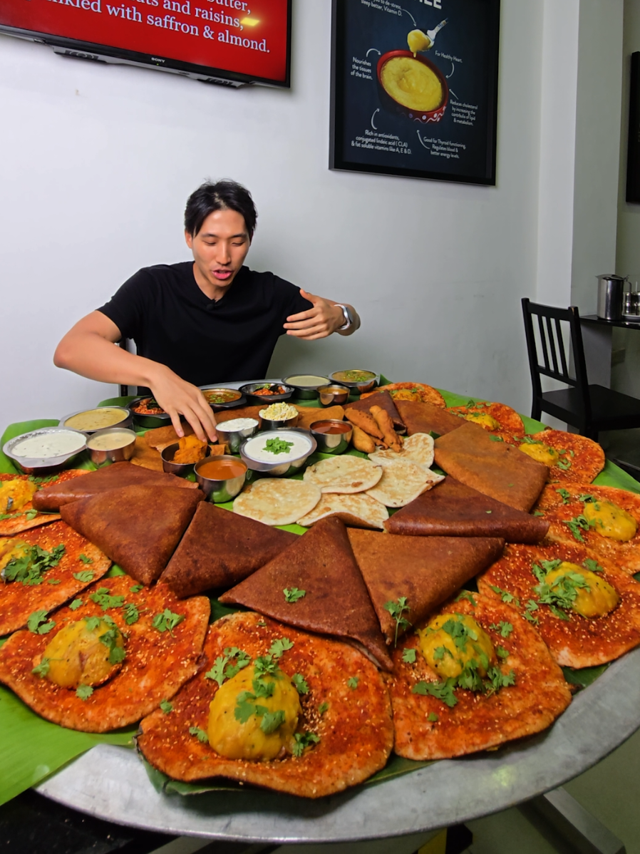 @zermattneo 9KG Dosa Platter over at the Legendary MTR restaurant at Little Indi…