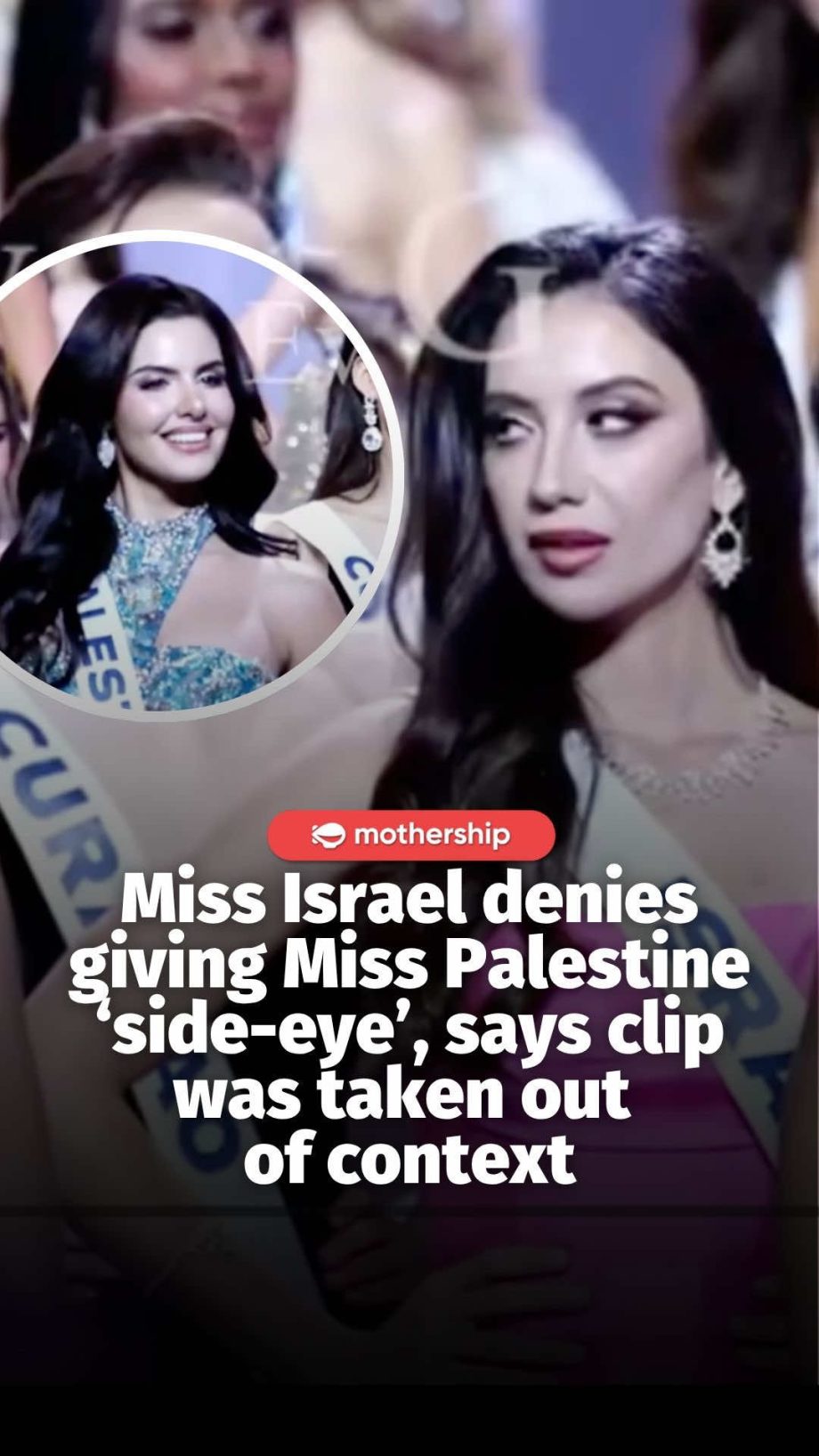 @mothershipsg The Miss Israel representative Melanie Shiraz wrote that as repres…