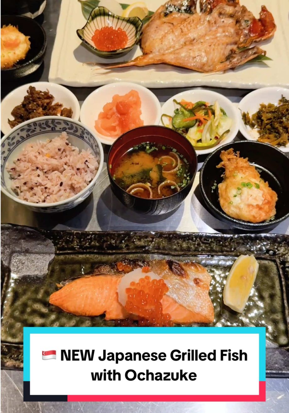 @thestormscape  NEW Japanese Grilled Fish with Ochazuke #sgfoodie #wheretoeat #s…