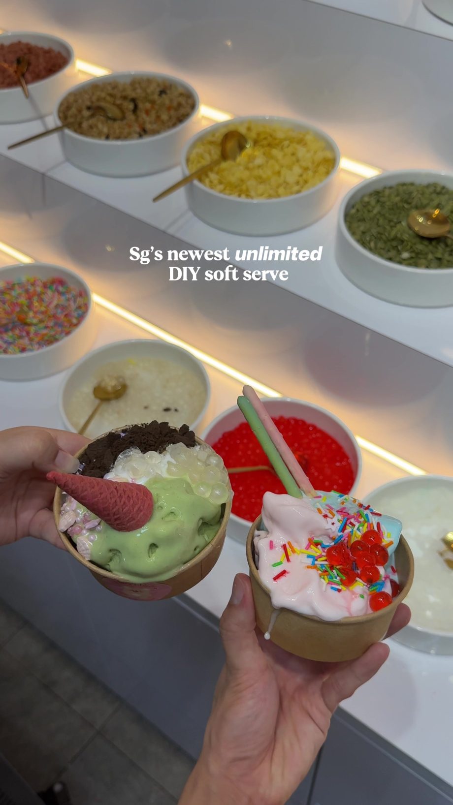 @ice_dwhite Orchard’s newest unlimited DIY soft serve | Honey Bear  Check out ou…