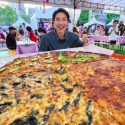 @zermattneo They called it a pizza – I call it my Everest. This 32 inch pizza wa…