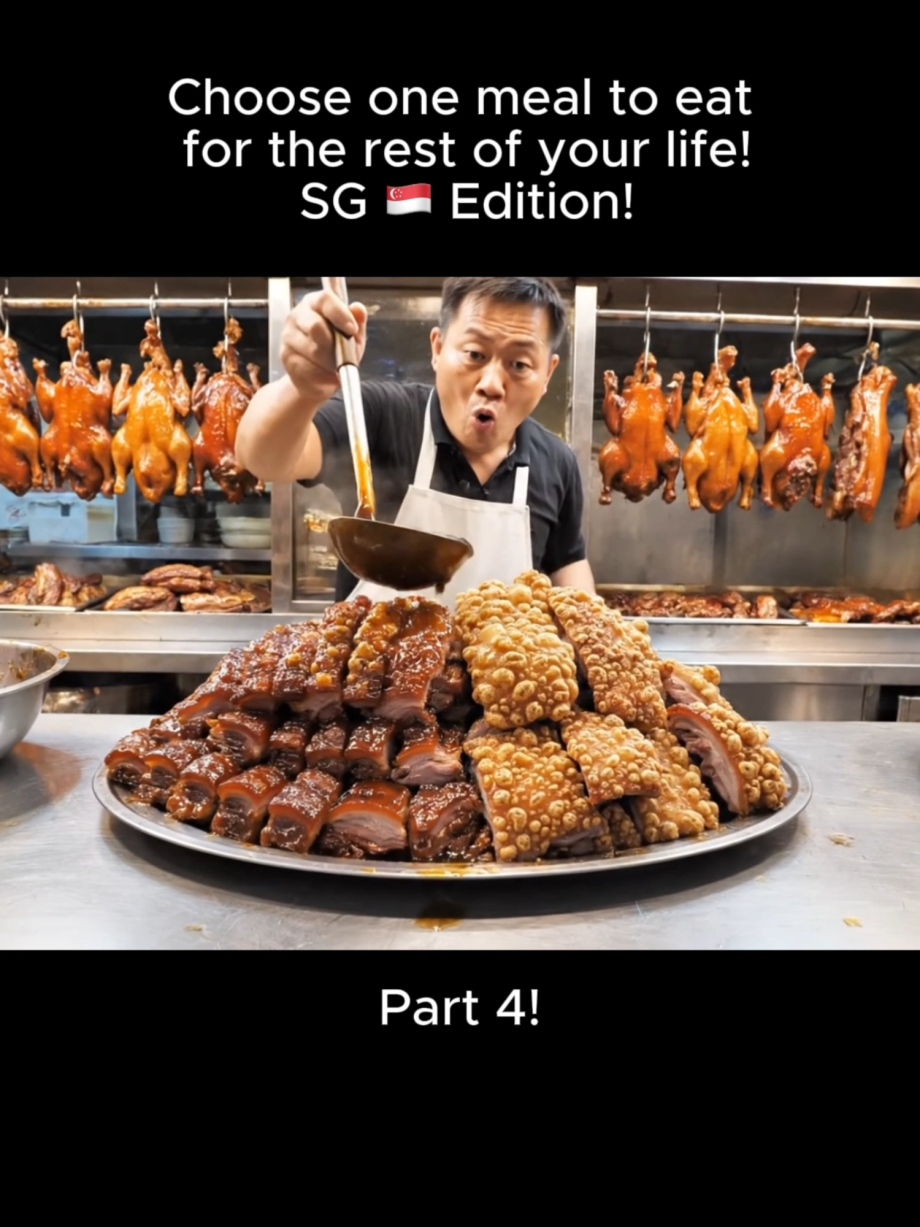 @cellblockai Choose one meal to eat for the rest of your life! SG  edition part …