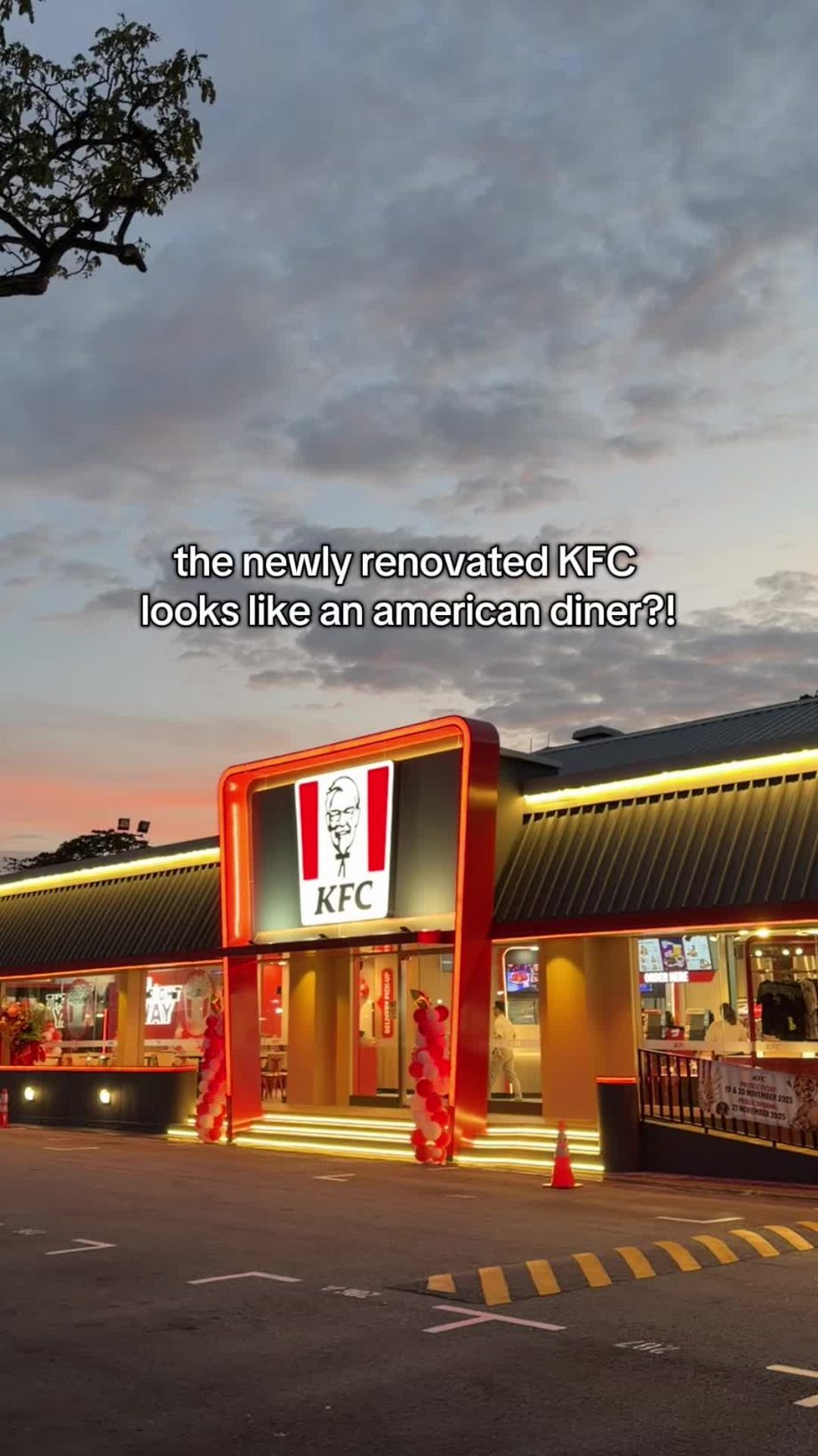 @butteryslippers the new kfc!!!  kfc kallang  go while it’s new it’s sooo pretty…