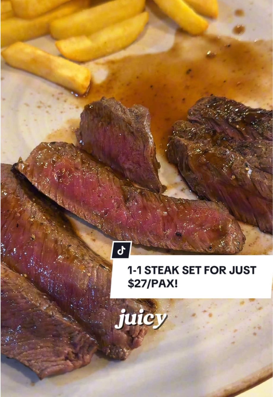 @chonkycattt_ 1-1 STEAK SET for just / PAX!! With 200g of steak it’s SO WORTH…