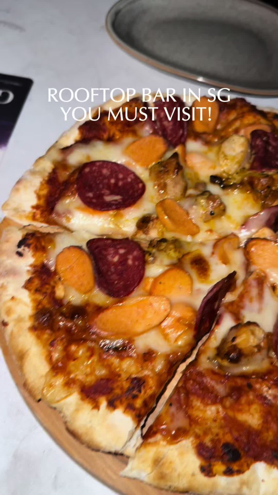 @arshiehehe YUM #sgfoodie #foodplacesinsg #fyp #rooftopbar #sgtiktok …