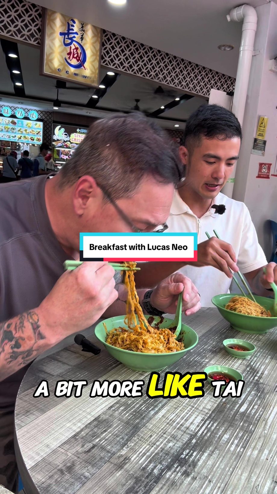 @brucemathieu8 Breakfast with Lucas Neo at my favourite BCM stall in Tampines.  …