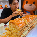 @zermattneo 7.7KG LARGEST Apple Strudel Challenge! I’m like 12% pastry after thi…