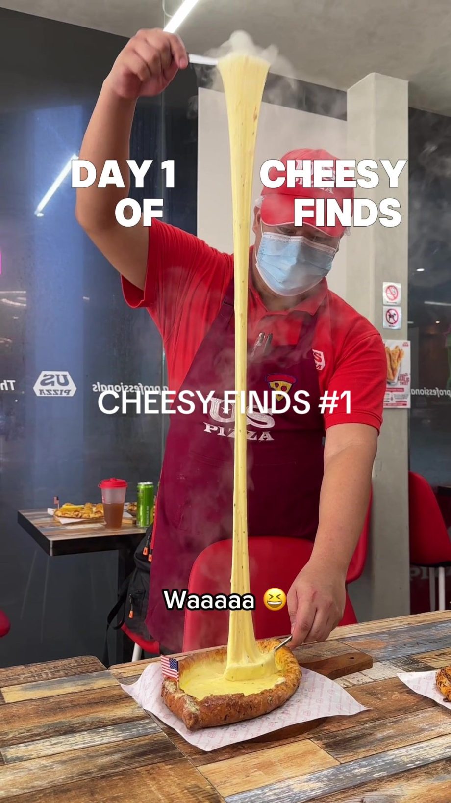 @tehbings [Locations in caption] LOOK at that CHEESE PULL. Stop ordering the sam…