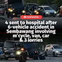@mothershipsg On Nov. 14, an accident in Sembawang involving a motorcycle, a car…