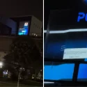 Error message on Woodlands police building screen: ‘Does your intern need help with IT?’