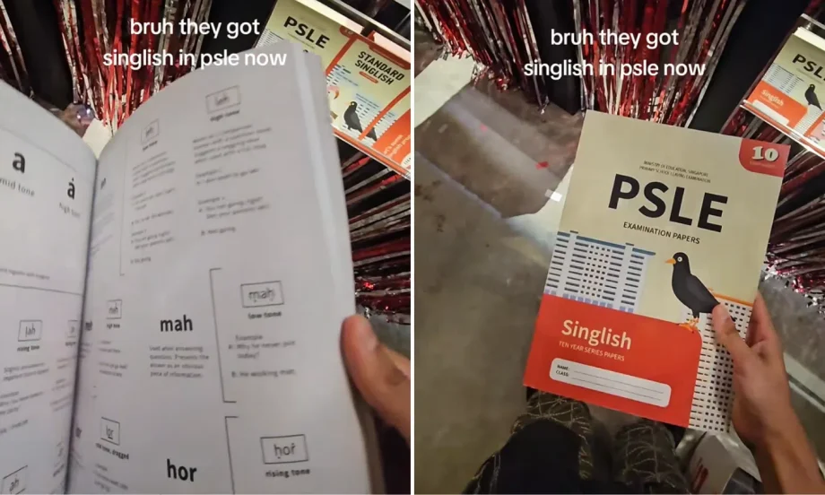 ‘Singlish PSLE’ assessment book goes viral again, leaving netizens amused and confused