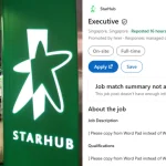 StarHub says LinkedIn job post was an error after netizens poke fun at missing details