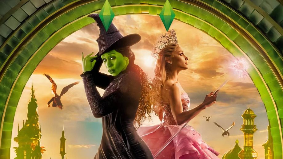 Sims 4 Player Recreates Elphaba and Glinda from Wicked in the Game