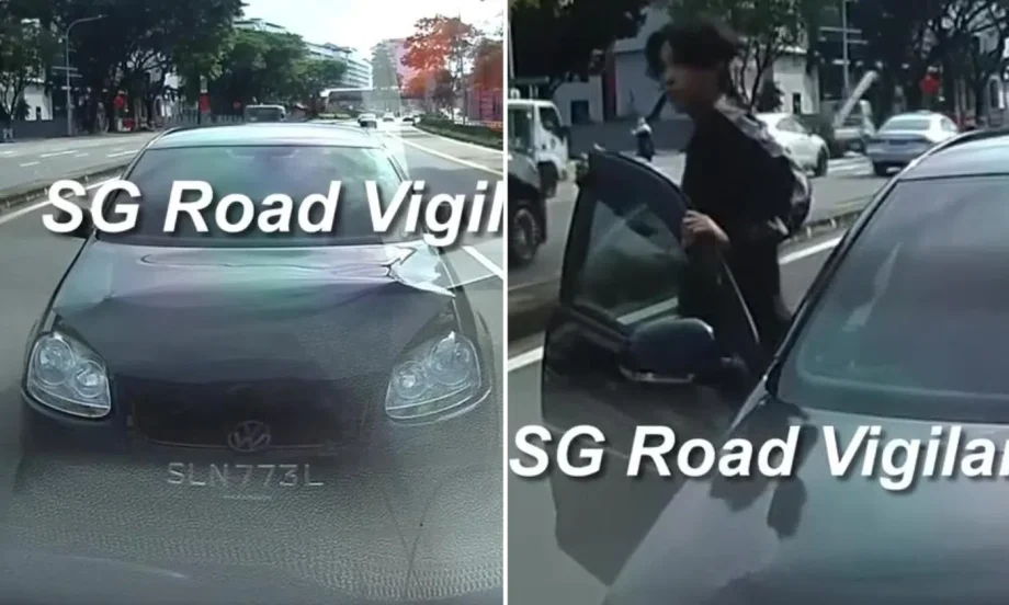 Volkswagen rear-ends another car in Ang Mo Kio, driver appears to be ‘under the influence’ Volkswagen rear-ends another car in Ang Mo Kio, driver appears to be ‘under the influence’
