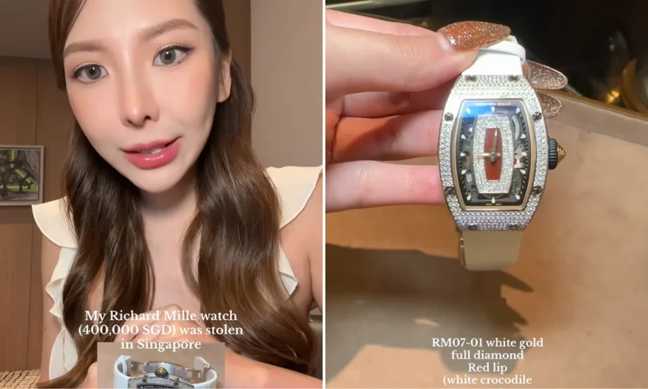 Thai influencer’s 0,000 watch allegedly stolen at Singapore F1, asks public for help Thai influencer’s 0,000 watch allegedly stolen at Singapore F1, asks public for help