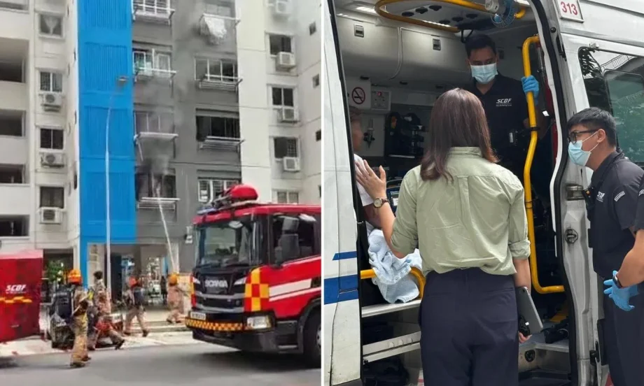 Yishun resident unwell after kitchen fire likely caused by unattended cooking, taken to hospital Yishun resident unwell after kitchen fire likely caused by unattended cooking, taken to hospital