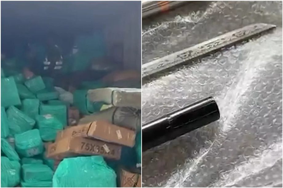 Two swords uncovered in smuggling attempt at ICA sea checkpoint in Pasir Panjang Two swords uncovered in smuggling attempt at ICA sea checkpoint in Pasir Panjang