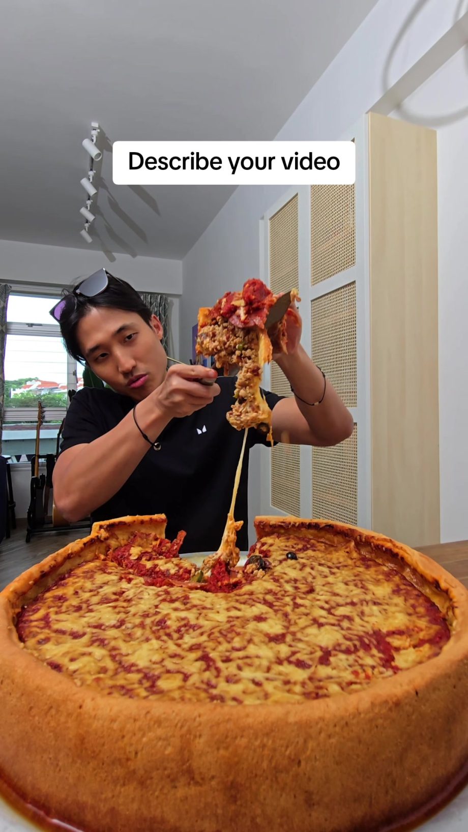 @zermattneo 7KG Chicago Deep Dish Pizza Challenge! I was so close to folding on …