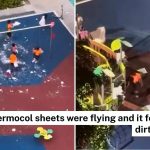 Kids use thermocol sheets to mess up Punggol playground, bystanders do nothing
