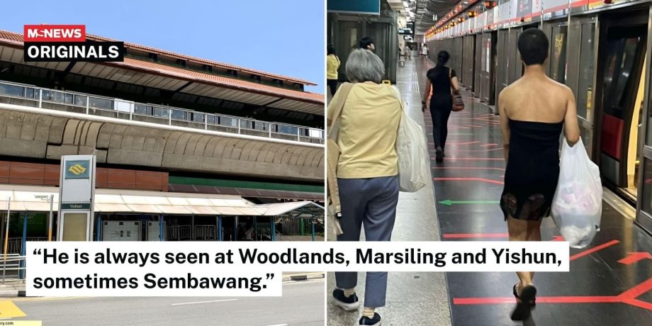Man says cross-dresser flashed him near Yishun MRT station Man says cross-dresser flashed him near Yishun MRT station