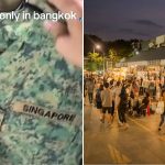 S’pore Army shirt seen for sale at Bangkok market
