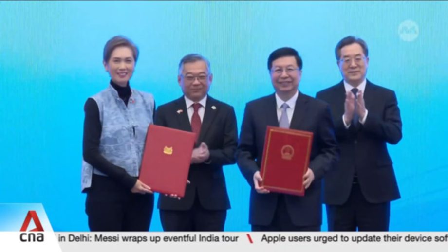 Singapore, China ink record 27 agreements in areas such as finance and food Singapore, China ink record 27 agreements in areas such as finance and food