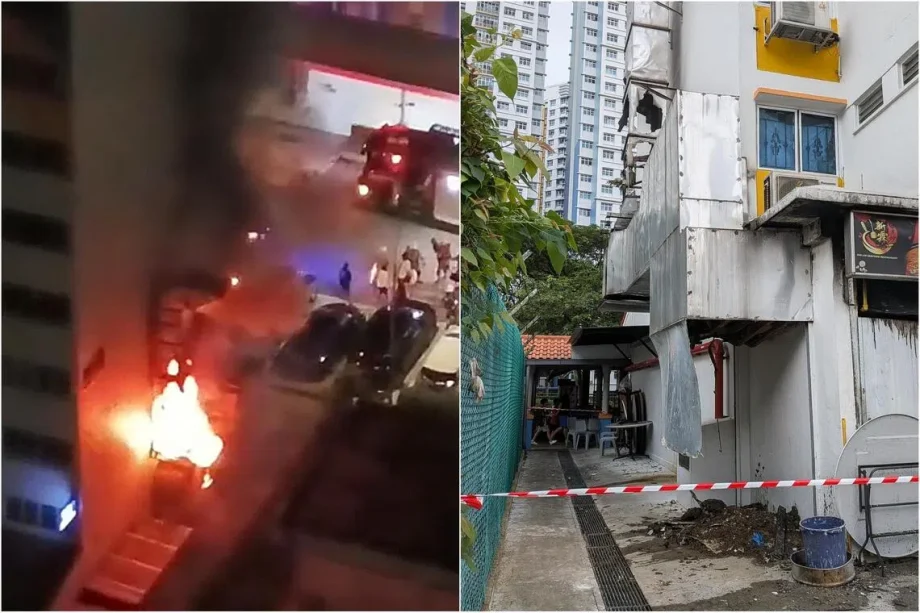 Fire breaks out at Kallang coffee shop; about 100 people evacuated, one taken to hospital