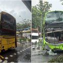 44 taken to hospital after two double-decker buses collide in Singapore’s Jurong West; LTA probing incident