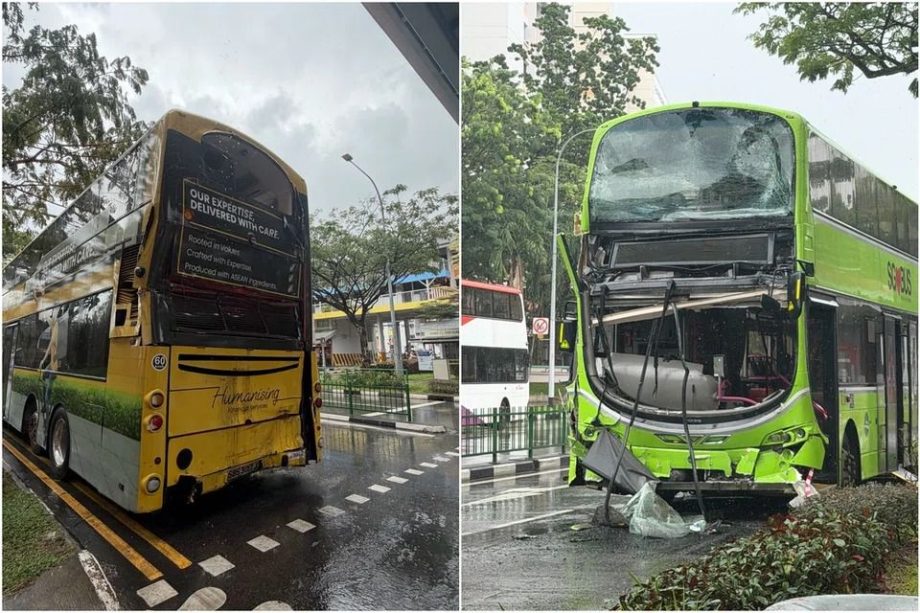 44 taken to hospital after two double-decker buses collide in Singapore’s Jurong West; LTA probing incident 44 taken to hospital after two double-decker buses collide in Singapore’s Jurong West; LTA probing incident