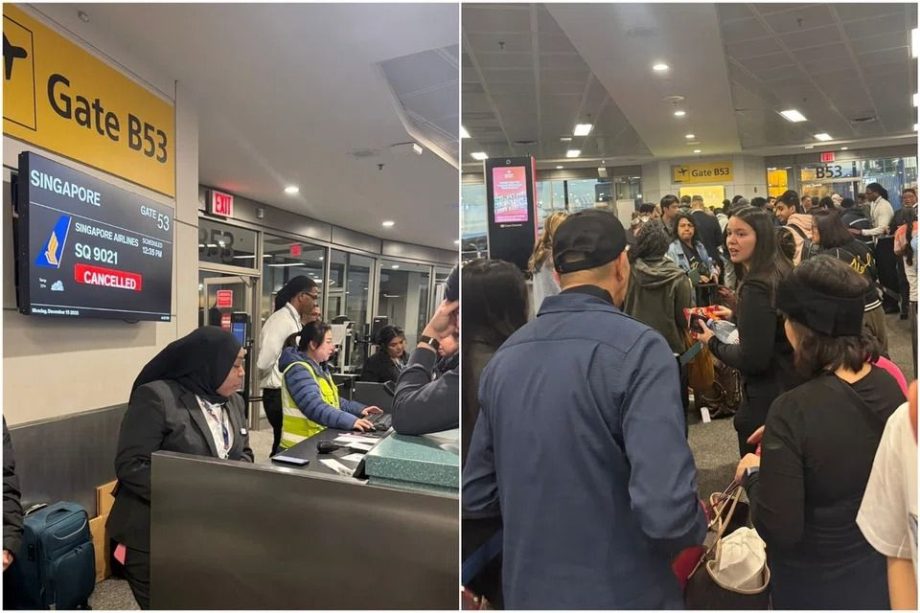 151 SIA passengers stuck in New York for two days after flight to Singapore is delayed twice due to bad weather 151 SIA passengers stuck in New York for two days after flight to Singapore is delayed twice due to bad weather