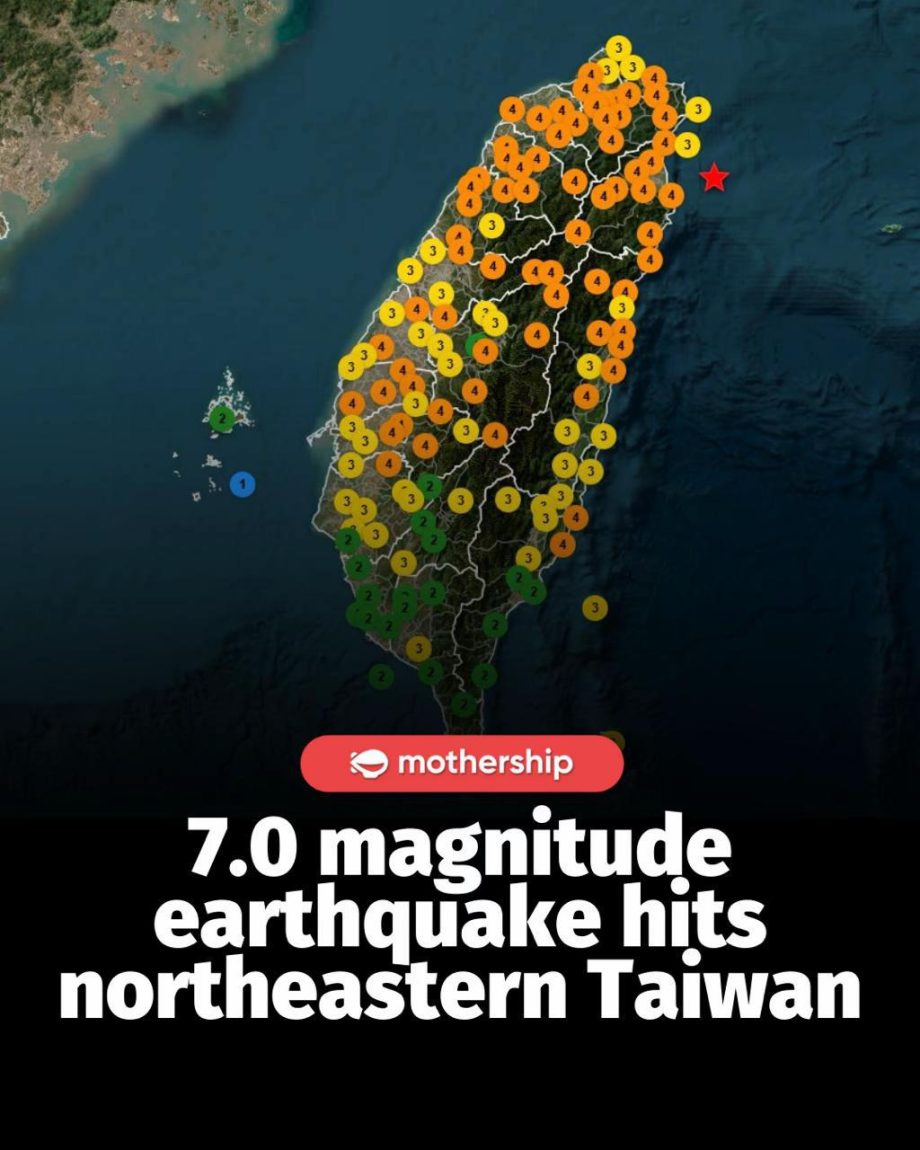 @mothershipsg A 7.0-magnitude earthquake struck 32km off Taiwan’s northeastern c…