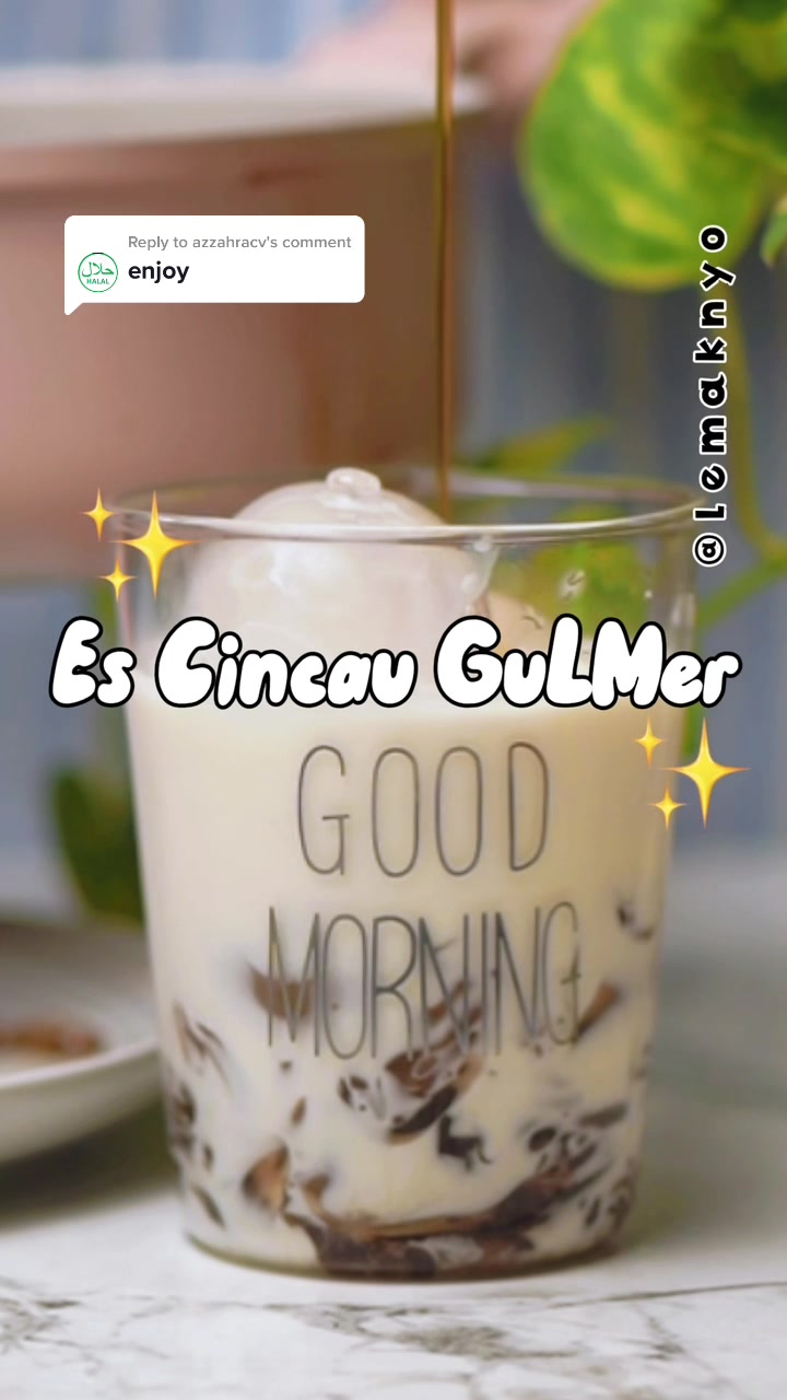 @lemaknyo Reply to @azzahracv #tiapharimasak  ES CINCAU GULMER WITH GLOW PAN @st…