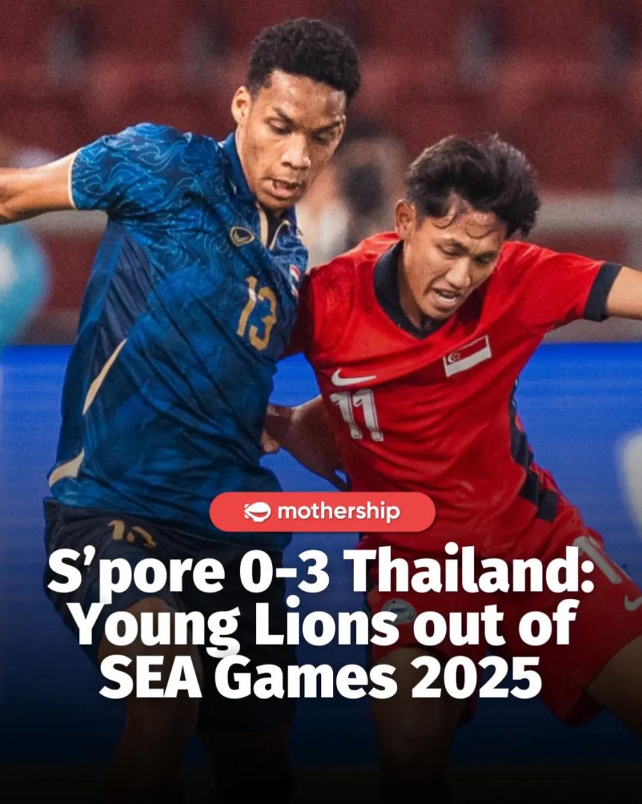 @mothershipsg Singapore’s Under-22 football team bowed out of SEA Games 2025 aft… @mothershipsg Singapore’s Under-22 football team bowed out of SEA Games 2025 aft…