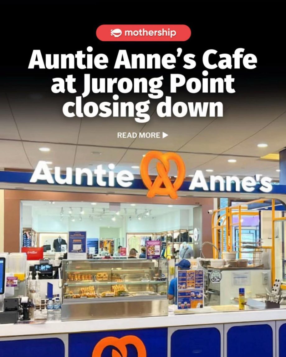@mothershipsg bye pretzels In a statement on its social media pages, Auntie Ann… @mothershipsg bye pretzels In a statement on its social media pages, Auntie Ann…