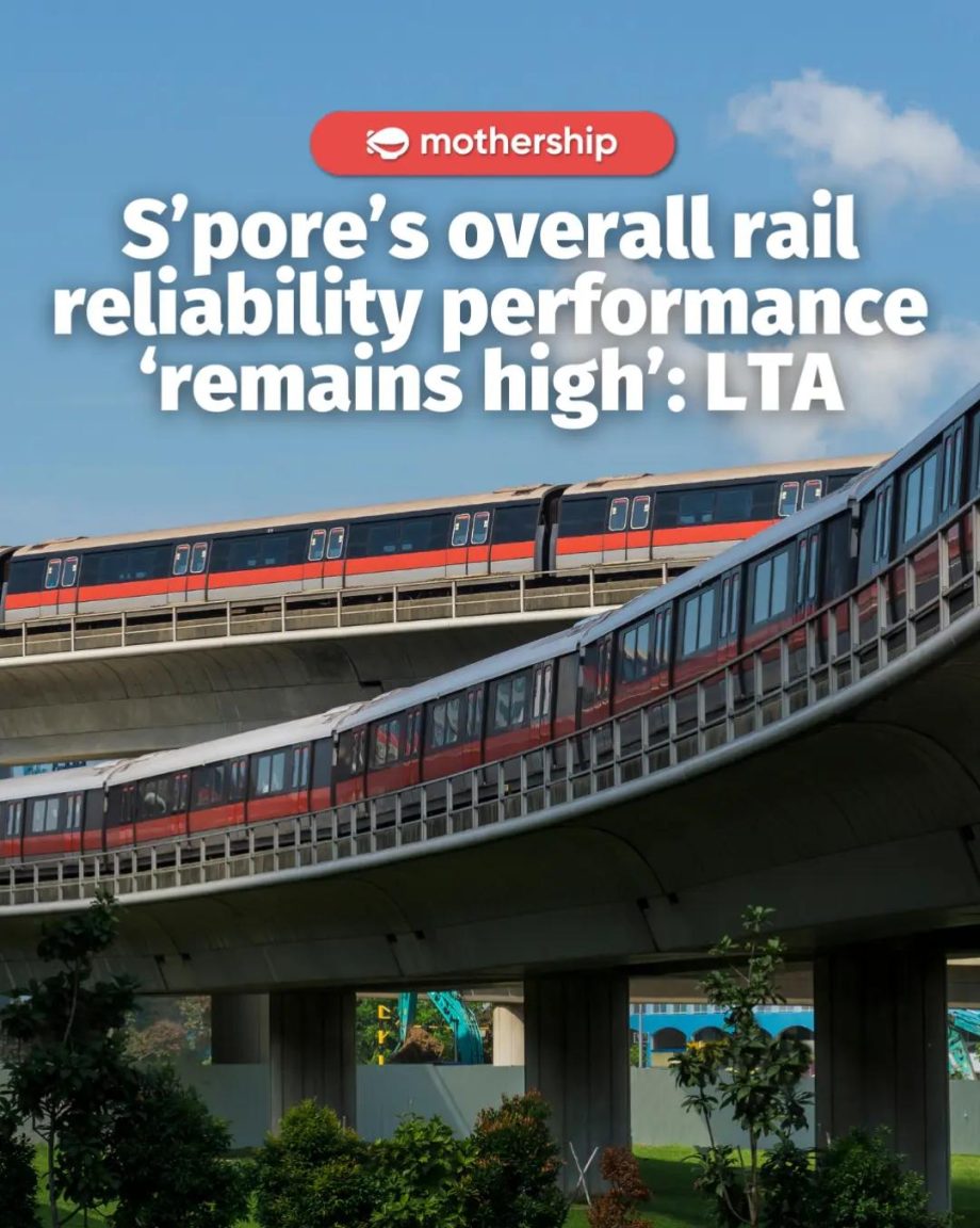 @mothershipsg LTA has released its October update of the rail reliability report… @mothershipsg LTA has released its October update of the rail reliability report…