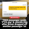 @mothershipsg After accepting a job to pick up a passenger, a part-time TADA dri…