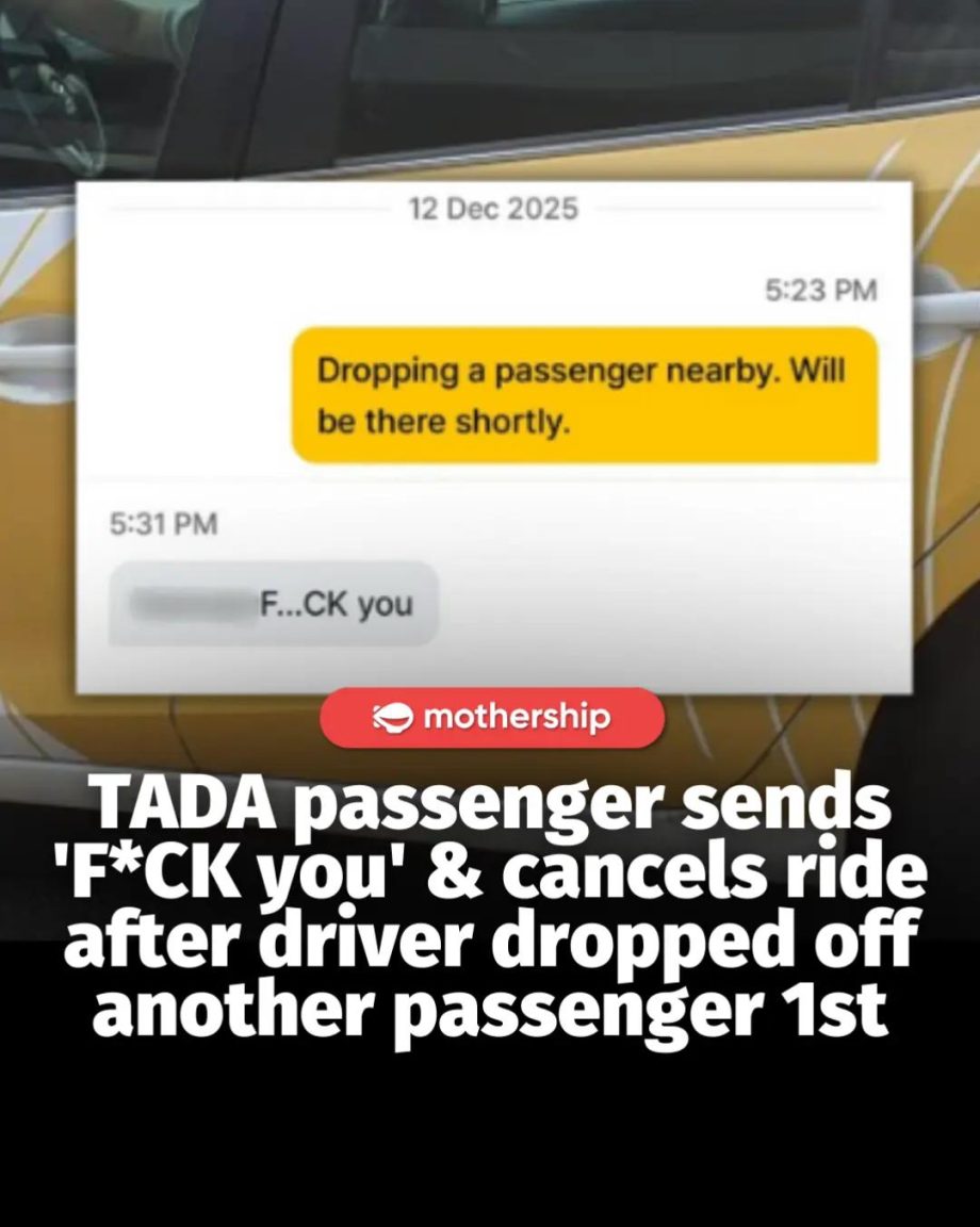 @mothershipsg After accepting a job to pick up a passenger, a part-time TADA dri…